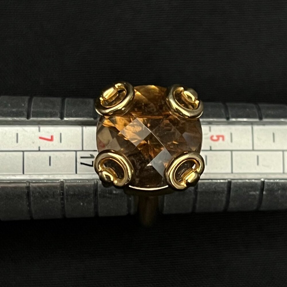 Gucci Smoky Quartz Statement Ring - image 4
